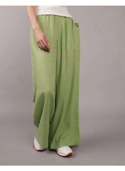 AE Linen-Blend Pull-On Pant