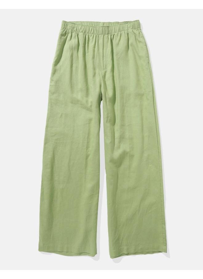 American Eagle AE Linen-Blend Pull-On Pant  - Image 3