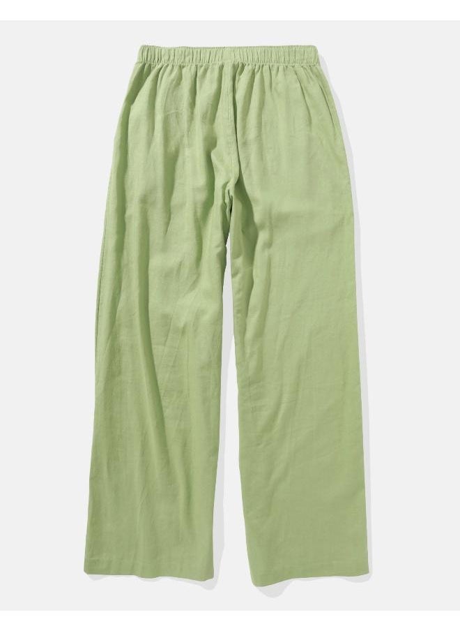American Eagle AE Linen-Blend Pull-On Pant  - Image 4