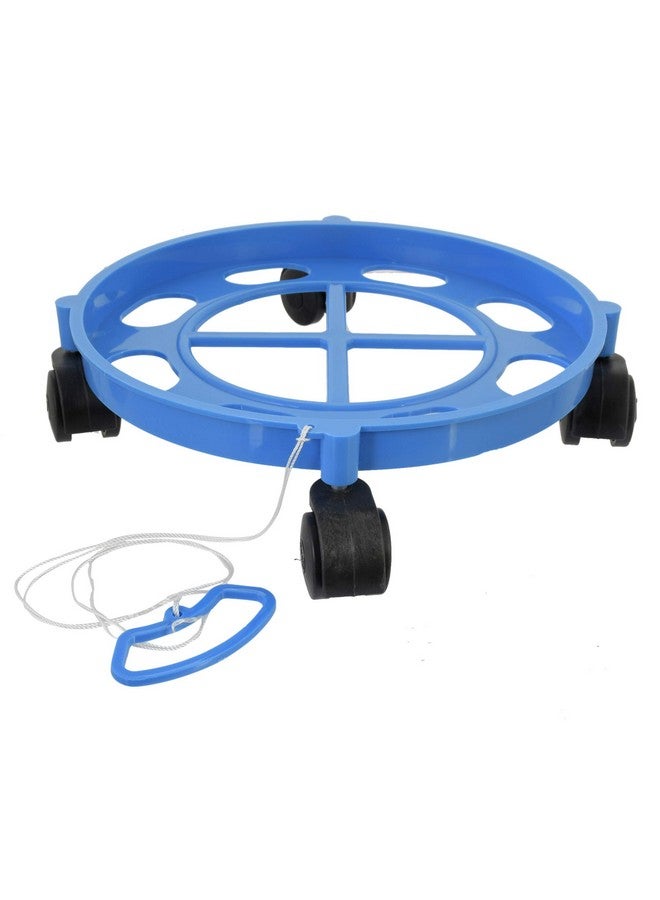 Kuber Industries عربة بلاستيكية قابلة للتحريك بسهولة من كوبر إندستريز مع عجلات (زرقاء) - KUBMARTK11177 - Image 2