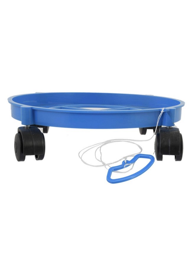 Kuber Industries عربة بلاستيكية قابلة للتحريك بسهولة من كوبر إندستريز مع عجلات (زرقاء) - KUBMARTK11177 - Image 1