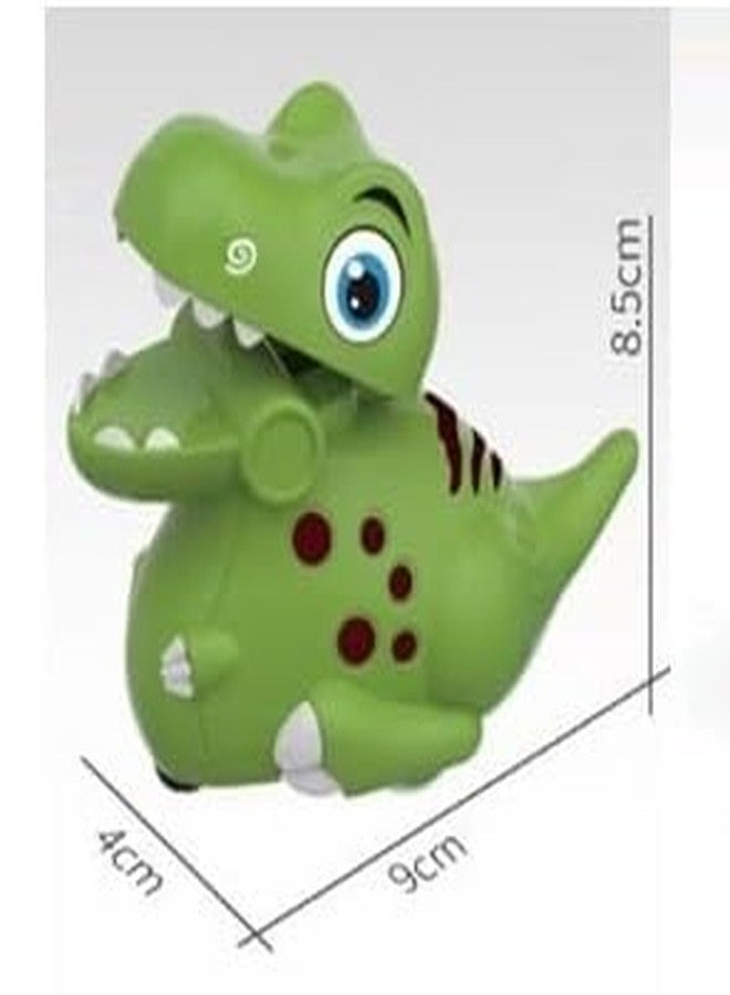 Fezeedi Kids Oramge Press and Go Vehicles Toy for 1, 2, 3 Year Old Boy & Girl | Baby and Toddlers Bath Toys | Press & Go Crawling Toys for Kids -Multicolor (Pack of 1) (Dinosaur) - Image 3