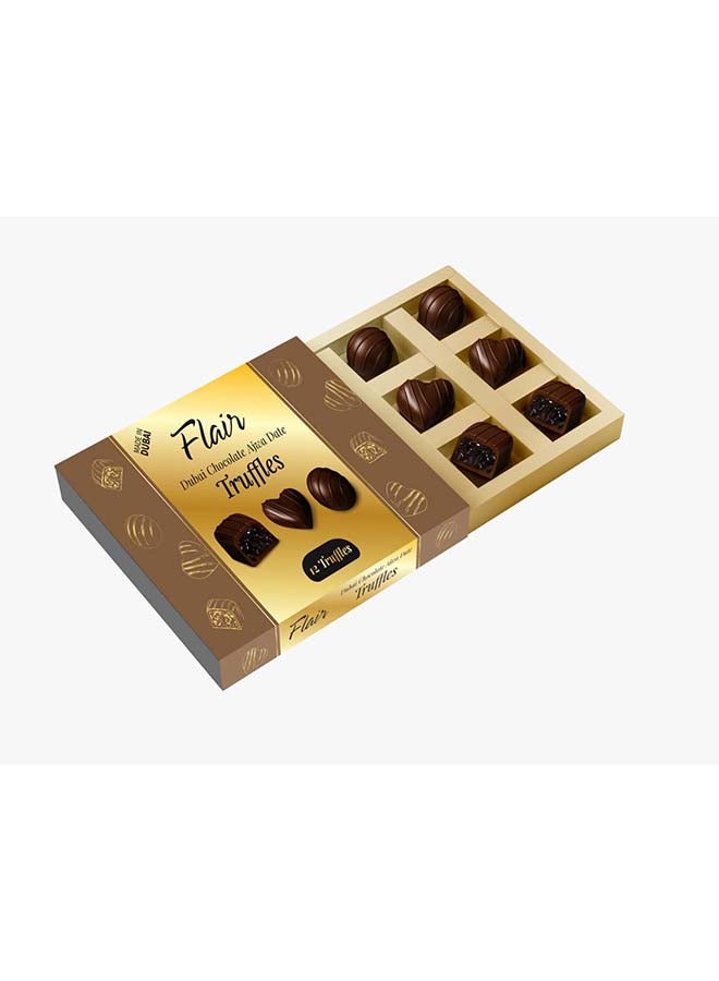 Flair Dubai Chocolate Ajwa Dates Truffles Gift Box