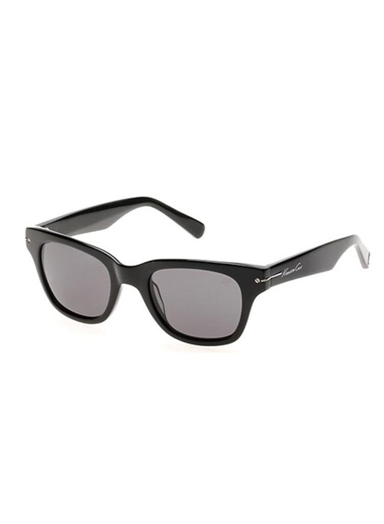 Kenneth Cole Black Wayfarer shape Sunglasses with Grey lenses KC7173 01A 50mm for Small Faces - Image 1