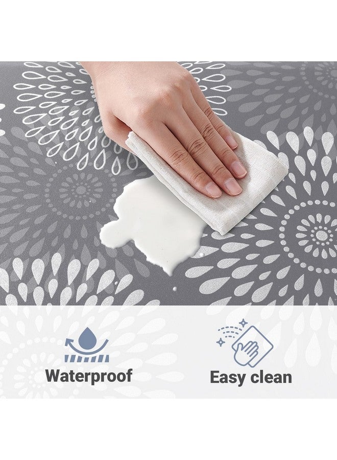 LuxStep LuxStep Kitchen Mat Waterproof Kitchen Rugs for Floor Cushioned Anti-Fatigue Mat Non-Slip Standing Desk Mat Comfort Floor Mats for House Sink Office 17.3" x 28" Grey - Image 4