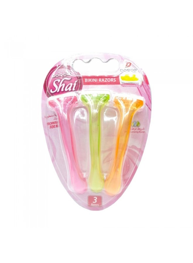 دروكو دوركو ماكينة حلاقة منطقة البيكيني 3 حبة - Image 2
