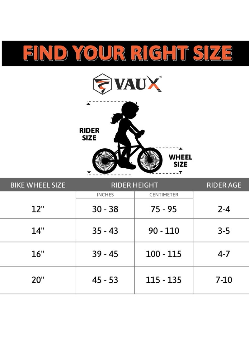 Vaux Vaux  - Eva 12" Girls Bike - Dark Pink - Image 5