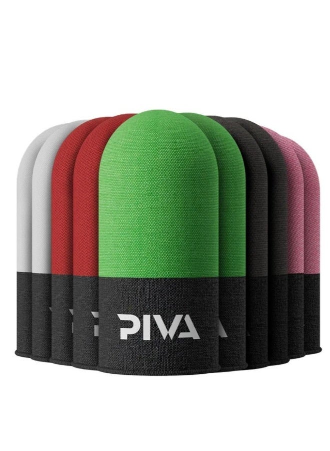PIVA anti-sweat finger gloves, 5 pairs, with fibers for comfort, ease, and high sensitivity during games. - Image 1
