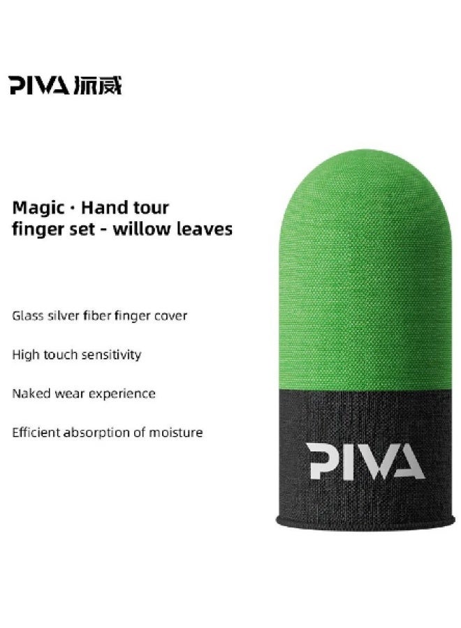 PIVA anti-sweat finger gloves, 5 pairs, with fibers for comfort, ease, and high sensitivity during games. - Image 2