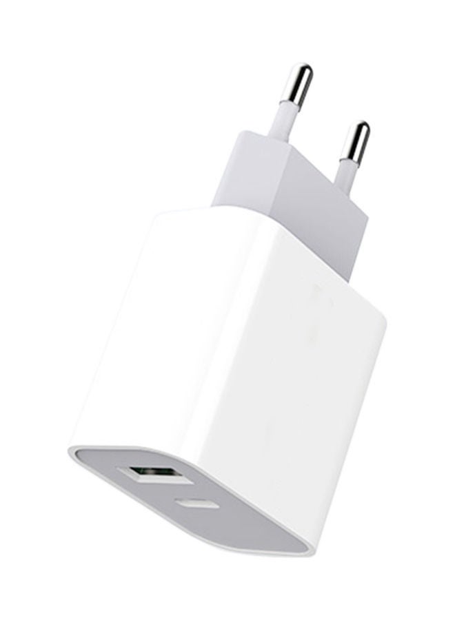 نيبمينينت M-3 20W Dual Output Quick Charging Power Adapter White - Image 1