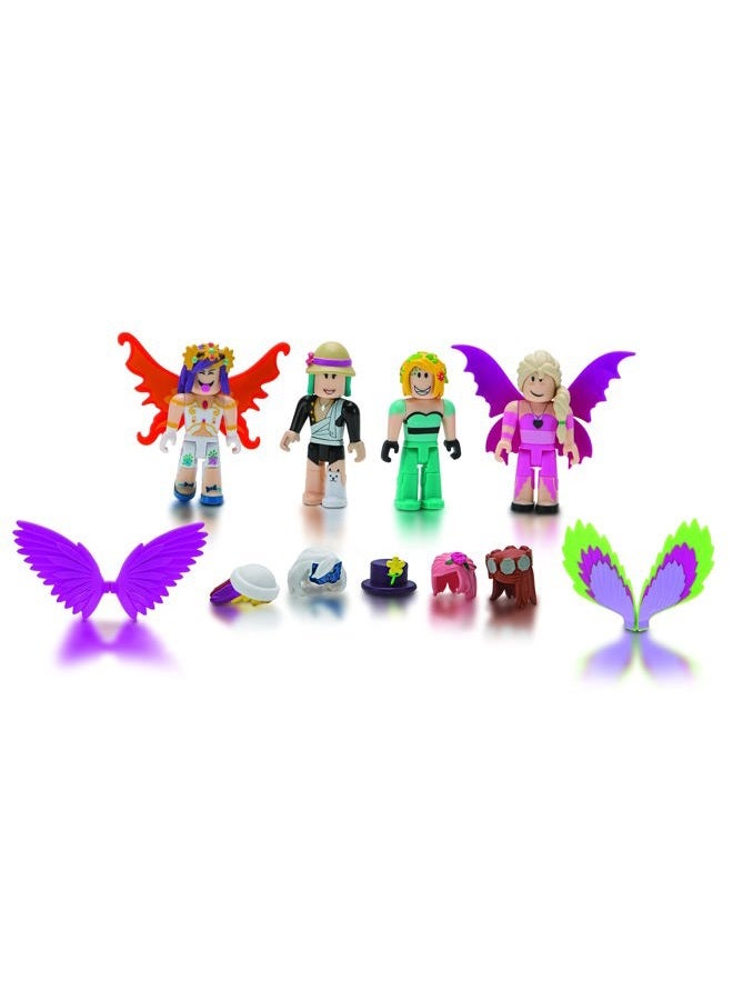 ROBLOX Celebrity Collection - Fashion Icons Four Figure Pack [Includes Exclusive Virtual Item] - Image 1