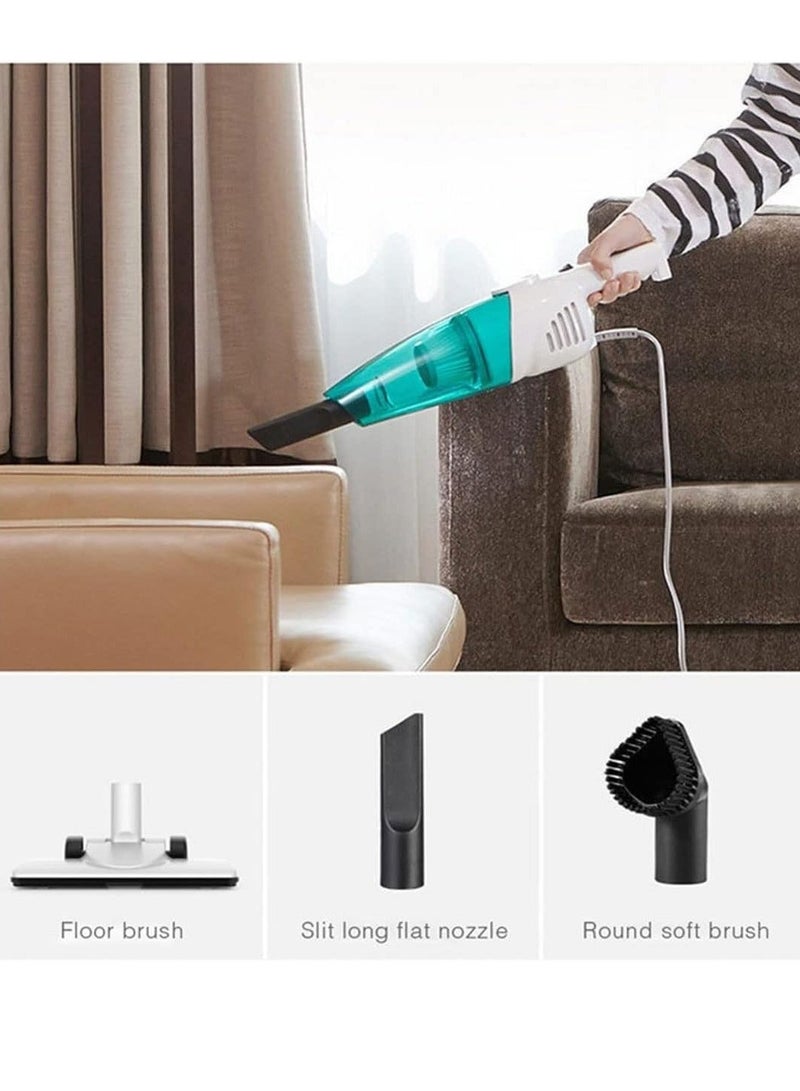 دينكس مكنسة كهربائية محمولة لاسلكية بقوة 16000 باسكال مع فلتر HEPA للسجاد ولوحة المفاتيح، مكنسة كهربائية محمولة لإزالة الشعر والغبار - Image 3