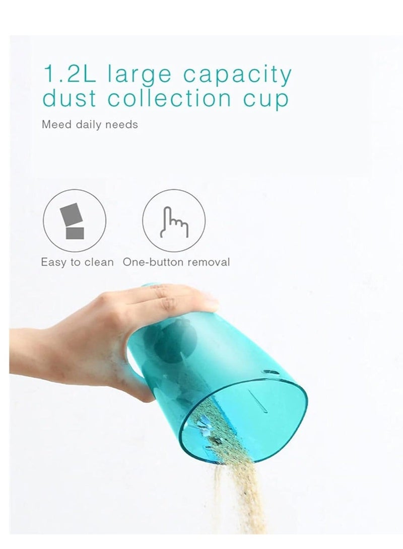 دينكس مكنسة كهربائية محمولة لاسلكية بقوة 16000 باسكال مع فلتر HEPA للسجاد ولوحة المفاتيح، مكنسة كهربائية محمولة لإزالة الشعر والغبار - Image 4