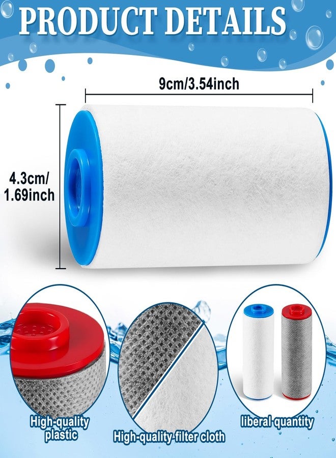 TTQ Replacement Cartridges Full Set Compatible with Weddell Duo Shower Filter,Shower Filter Cartridges to Reduces Impurities,Keep Healthy Shower Water for Skin & Hair(1R+3B) - Image 2