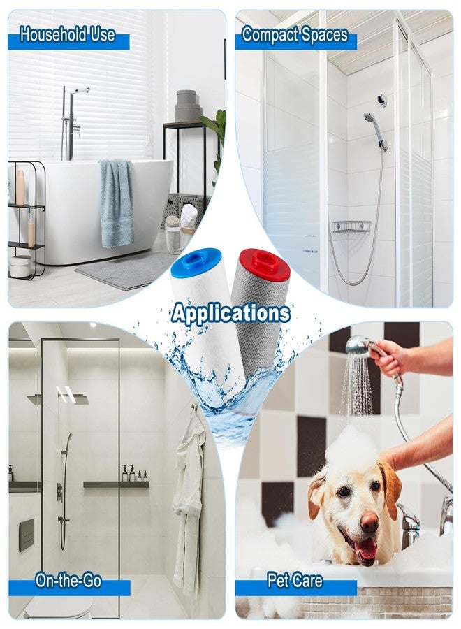 TTQ Replacement Cartridges Full Set Compatible with Weddell Duo Shower Filter,Shower Filter Cartridges to Reduces Impurities,Keep Healthy Shower Water for Skin & Hair(1R+3B) - Image 4