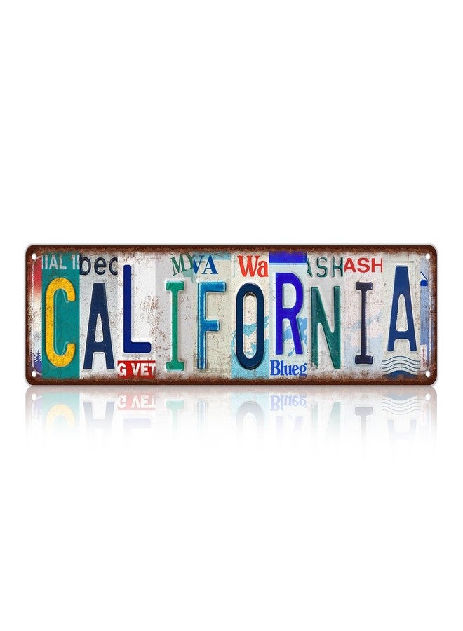 MTsigns Vintage California Wall Decor Street Signs Metal Tin Signs 16 x 4 Inches - Image 1