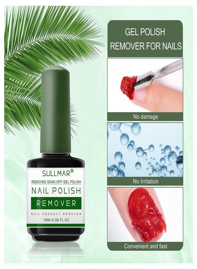 SULLMAR Gel Nail Polish Remover Kit - Gel Polish Remover with Nail Cuticle Oil, Quickly and Easily Remove Nail Polish, Effectively Moisturizes and Strengthens - Image 3