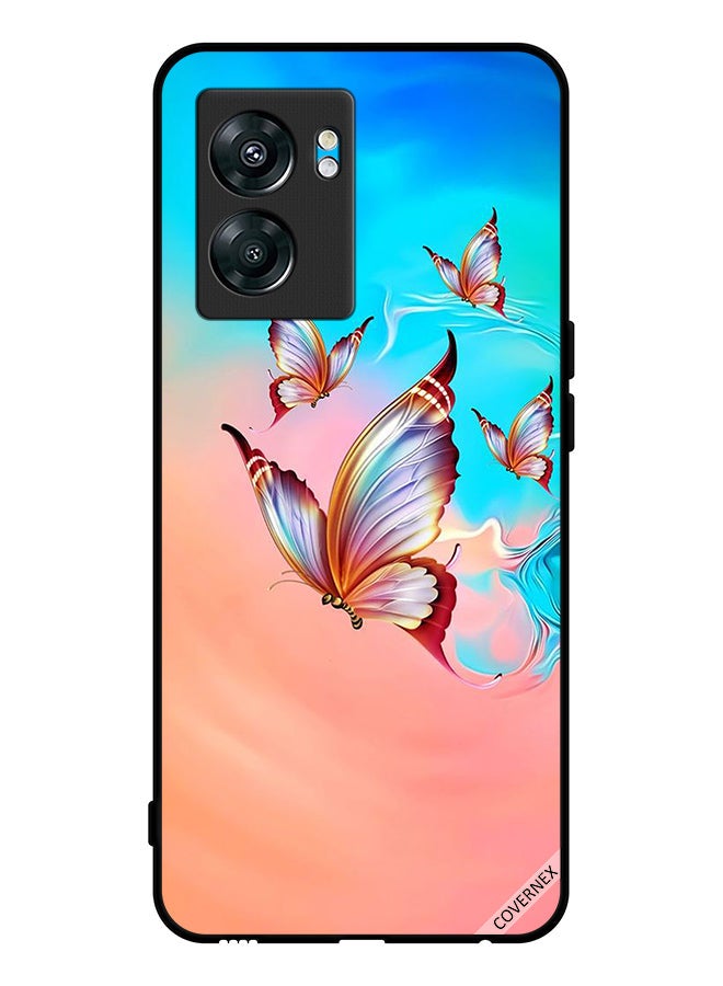 Covernex Protective Case Cover For OnePlus Nord N300 Butterflies Flying Over Paint Color - Image 1
