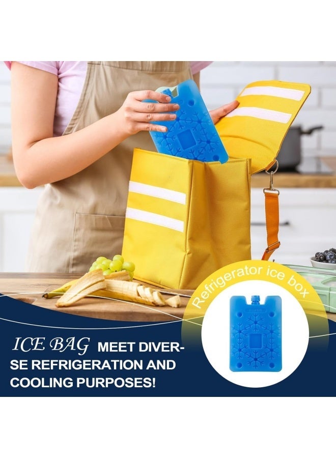 2 PCS Ice Packs Lunch Boxes, Portable Crystal Freezer Blocks, 200 to 500 ml Reusable Cooling Inserts, Long Lasting Cold Storage, Ideal for Cooler, Fishing, Picnic, School, Travel, Camping - Image 5
