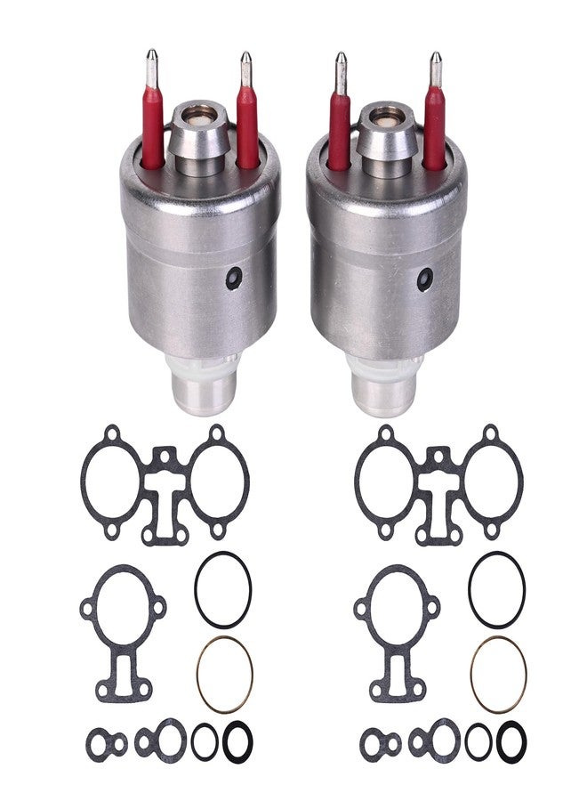 RLP Fuel Injectors Set of 2 Compatible with Buick Roadmaster Cadillac Brougham Blazer Suburban Tahoe GMC Yukon Isuzu Oldsmobile V8 5.7L Replace# 17111864 17112494 - Image 1