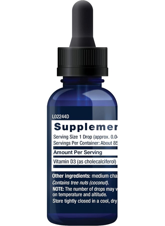 Life Extension Liquid Vitamin D3 50 mcg for Adults - Image 2