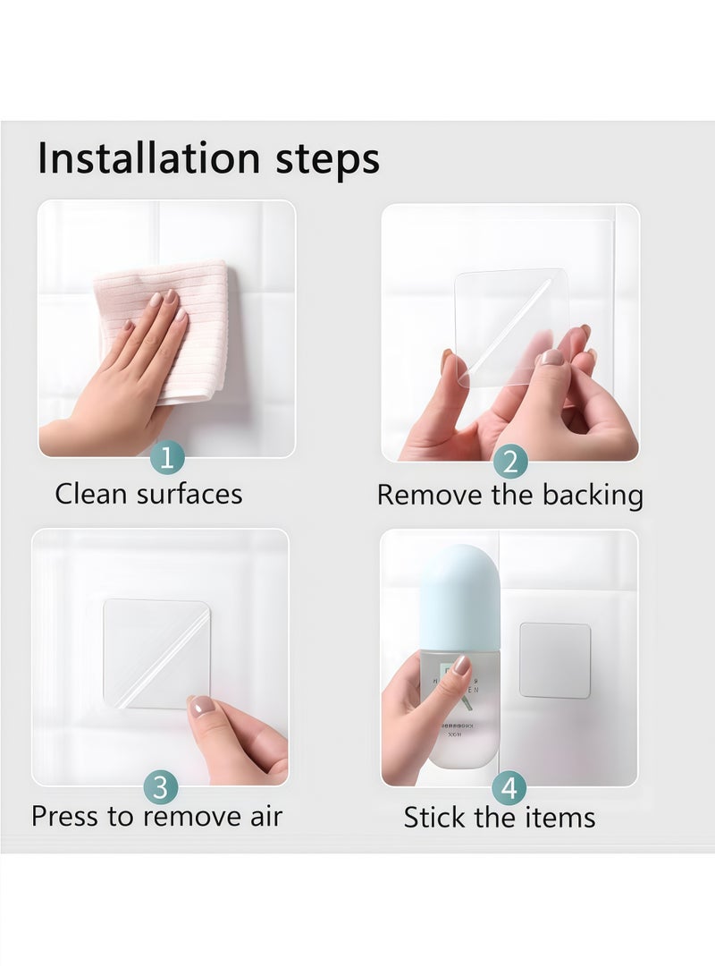 GoodTool 100 Pieces of Nano Double-Sided Adhesive, Strong and Seamless Universal Wall Sticker, Powerful Adhesive Artifact - Image 5