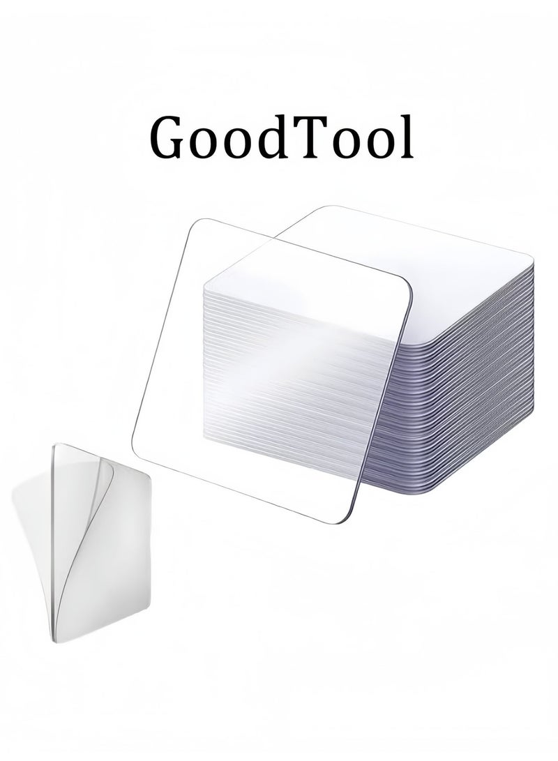 GoodTool 100 Pieces of Nano Double-Sided Adhesive, Strong and Seamless Universal Wall Sticker, Powerful Adhesive Artifact - Image 1