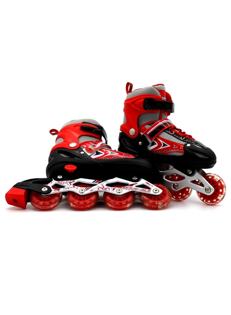 DubaiGallery Retractable Technical Skateboarding, Kids Roller Shoes Single Wheels, Roller skating shoes, Unisex Kids Fitness Shoes - Image 2