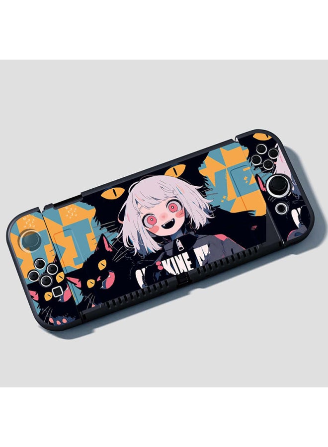 Nintendo Switch Protective Case Halloween Skull Nsoled Split Silicone Soft Handle Swich Hard Case 