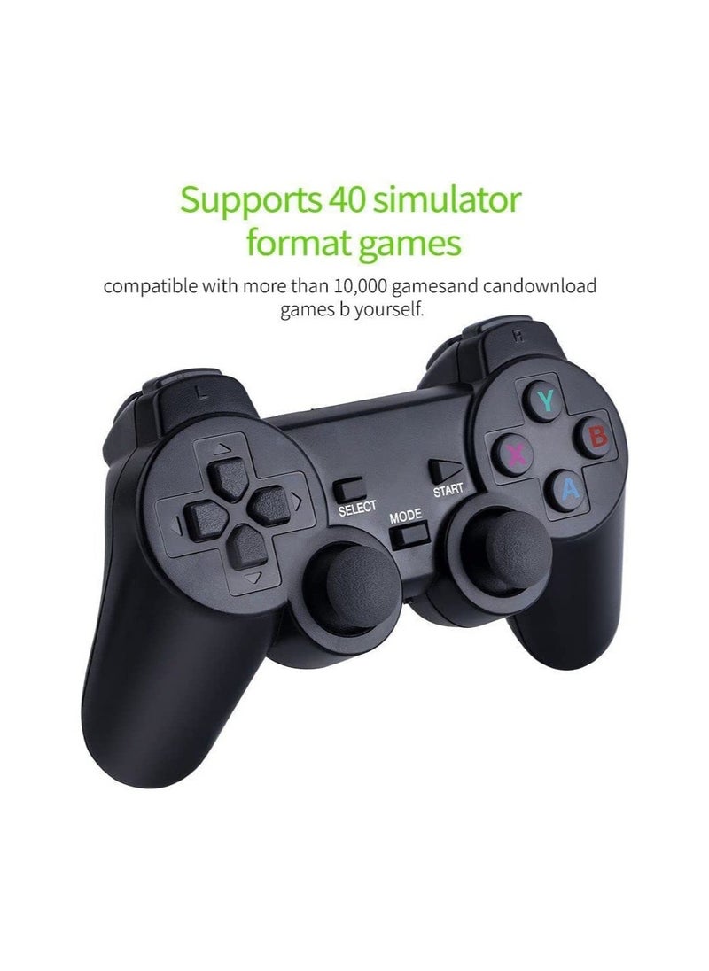 ELTRAZONE - Classic M8 Game Stick 4K Game Console with Two 2.4G Wireless Gamepads Dual Players HDMI Output Built in 3500 Classic Games Compatible with Android TV/PC/Laptop/Projector - Image 1