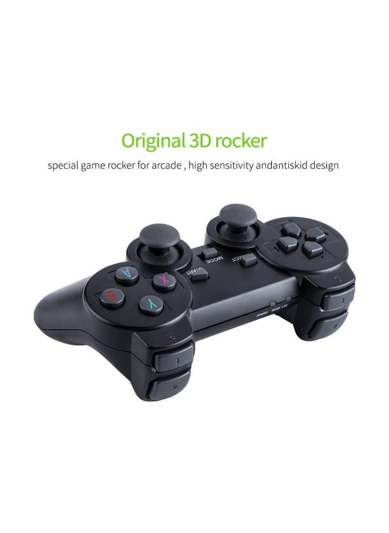 ELTRAZONE - Classic M8 Game Stick 4K Game Console with Two 2.4G Wireless Gamepads Dual Players HDMI Output Built in 3500 Classic Games Compatible with Android TV/PC/Laptop/Projector - Image 1