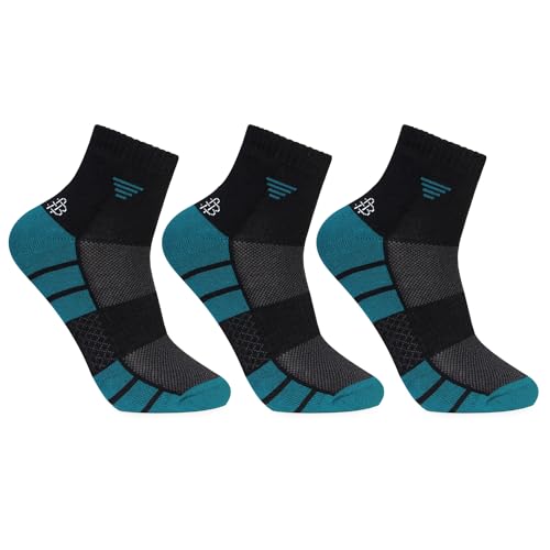 Bonjour Performance Sports Ankle Bamboo Socks for Men (Color-Assorted) - Image 1