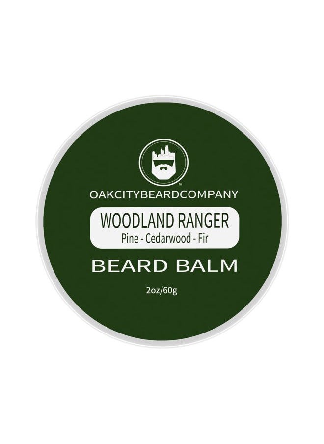 Oak City Beard Company - OakCityBeardCo. - Woodland Ranger - 2 Ounce - Beard Balm - Pine - Cedarwood - Fir - Beard Conditioner - Image 1