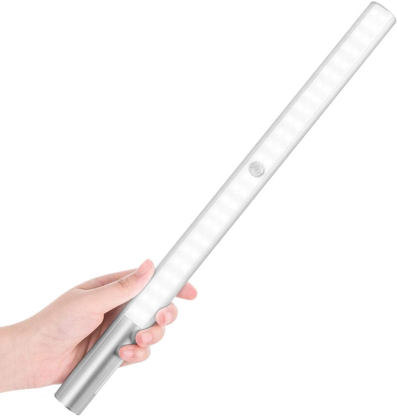 BLS LED Closet Light, T401 Super Bright Wireless Under Cabinet Lighting | Motion Sensor Light | Large 4500mAh Rechargeable Battery Powered | 6000K White Glow | 180 Days Battery Time - Image 1