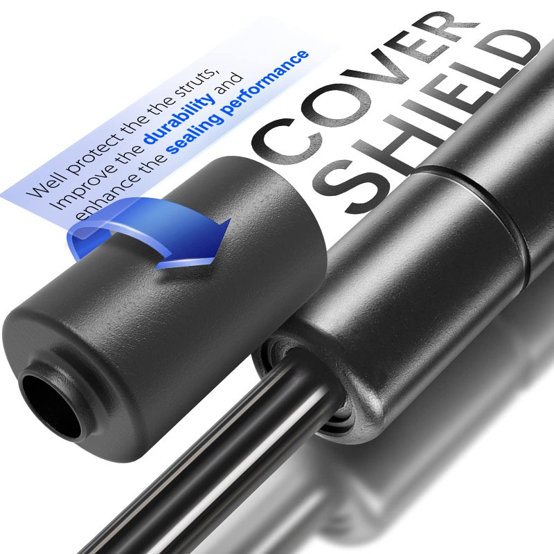 YHTAUTO Rear Tailgate Liftgate Lift Support Struts Gas Springs Replacement for 2008-2016 Chrysler Town & Country, 2008-2017 Dodge Grand Caravan, 2012-2015 Ram C/V with Power Lift Gate - Image 2