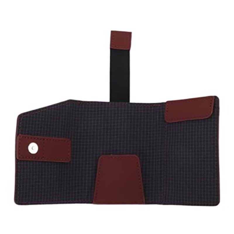 Minimalist Wallet Leather Credit Card Holder Purse Slim Portable Multi Function Card Holder Wallet for Men Women Daily Use Soft Leather Compact Design - Image 3