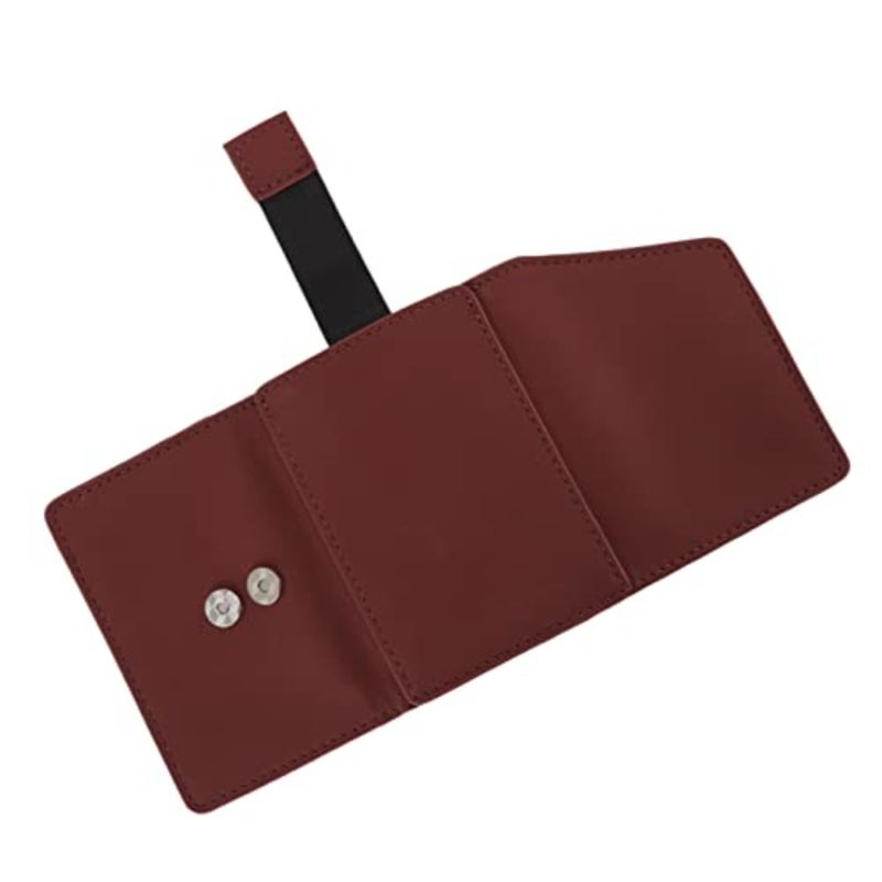 Minimalist Wallet Leather Credit Card Holder Purse Slim Portable Multi Function Card Holder Wallet for Men Women Daily Use Soft Leather Compact Design - Image 4