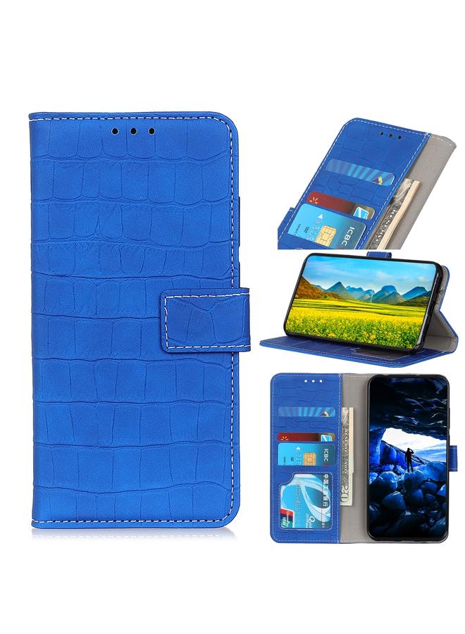 The Bros Case For Xiaomi Redmi K40 / K40 Pro / Mi 11i / Poco F3 Crocodile Texture Horizontal Flip Leather Case with Holder & Card Slots & Wallet