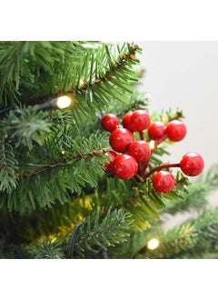 KRITI Kriti Creations Christmas Decoration Red Berry Set of 2 Artificial Christmas Berries Red Berry for Christmas Tree Festival and Party Dcor 8 inches  - Image 3