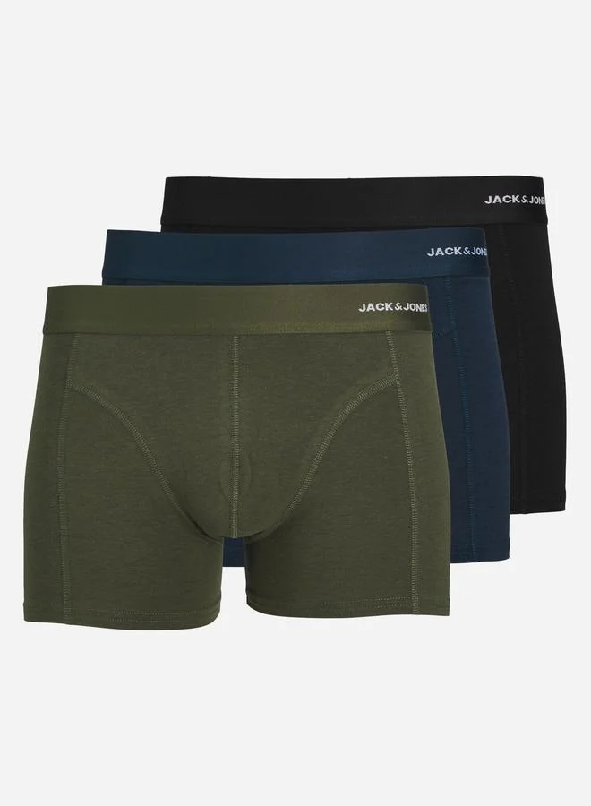 JACK & JONES Pack of 3 - Logo Band Trunks