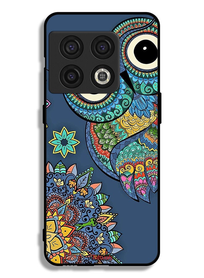 Tolwak OnePlus 10 Pro 5G Protective Case Cover Floral Owl - Image 1