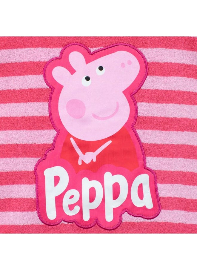 Peppa Pig T-Shirt and Shorts Set | Girls Clothes for Summer | Peppa Towel Shirt and Short Pink 4  - Image 3