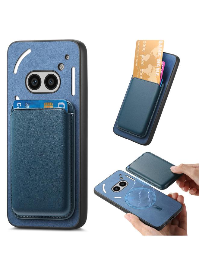 اس-توب جراب لهاتف Nothing Phone 2a Retro Magsafe Card Bag غطاء خلفي من البولي يوريثان - Image 1