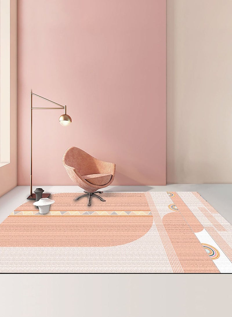 Merry Moments Modern Living Room Rug Soft Anti-slip Floor Carpet Contemporary Floor Rugs for Living Dining Bedroom Home Decor Geometric 160x230cm Type L, Rectangle - Image 1