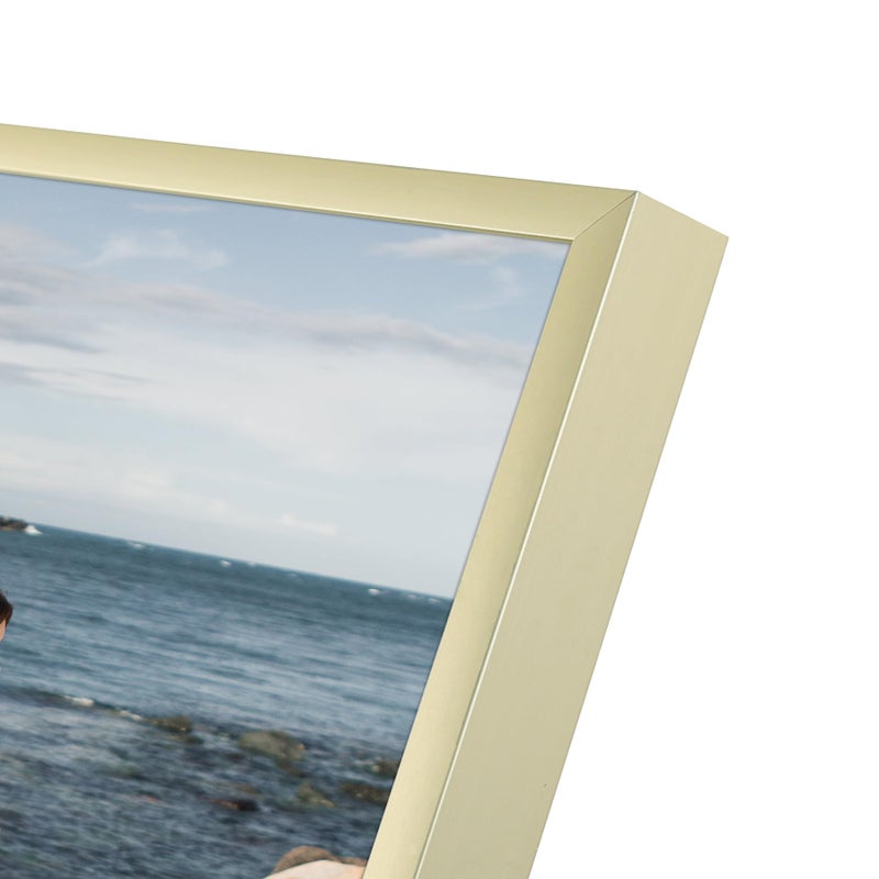 Golden State Art, 18x24 Aluminum Poster Frame, 18 x 24 inch metal Picture Frames with Real Glass Front, Horizontal or Vertical Thin frame for Wall Art (Gold 1 Pack) - Image 5