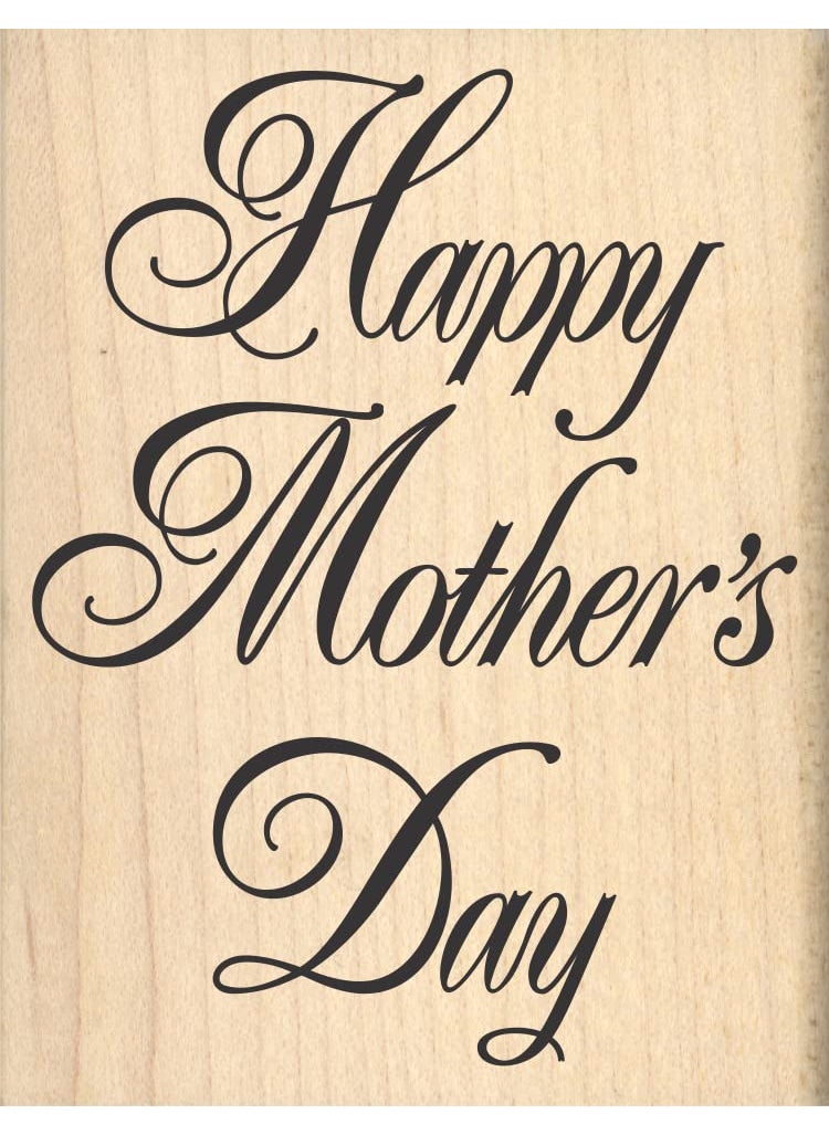 Stamps by Impression Stamps by Impression Happy Mothers Day Rubber Stamp ST 1214 25 x 325 