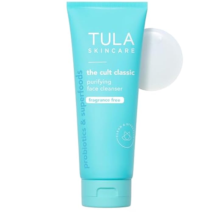TULA Skin Care Cult Classic Purifying Face Cleanser - Gentle and Effective Face Wash, Makeup Remover, Nourishing and Hydrating - Image 1