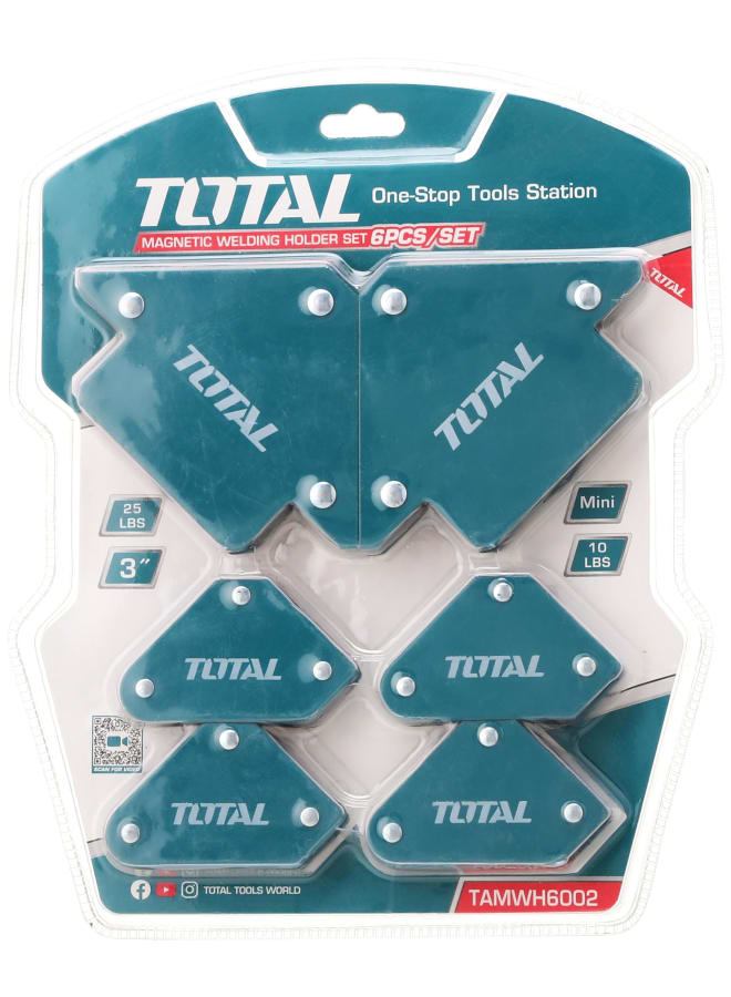 TOTAL 6-Piece Magnet Welding Kit