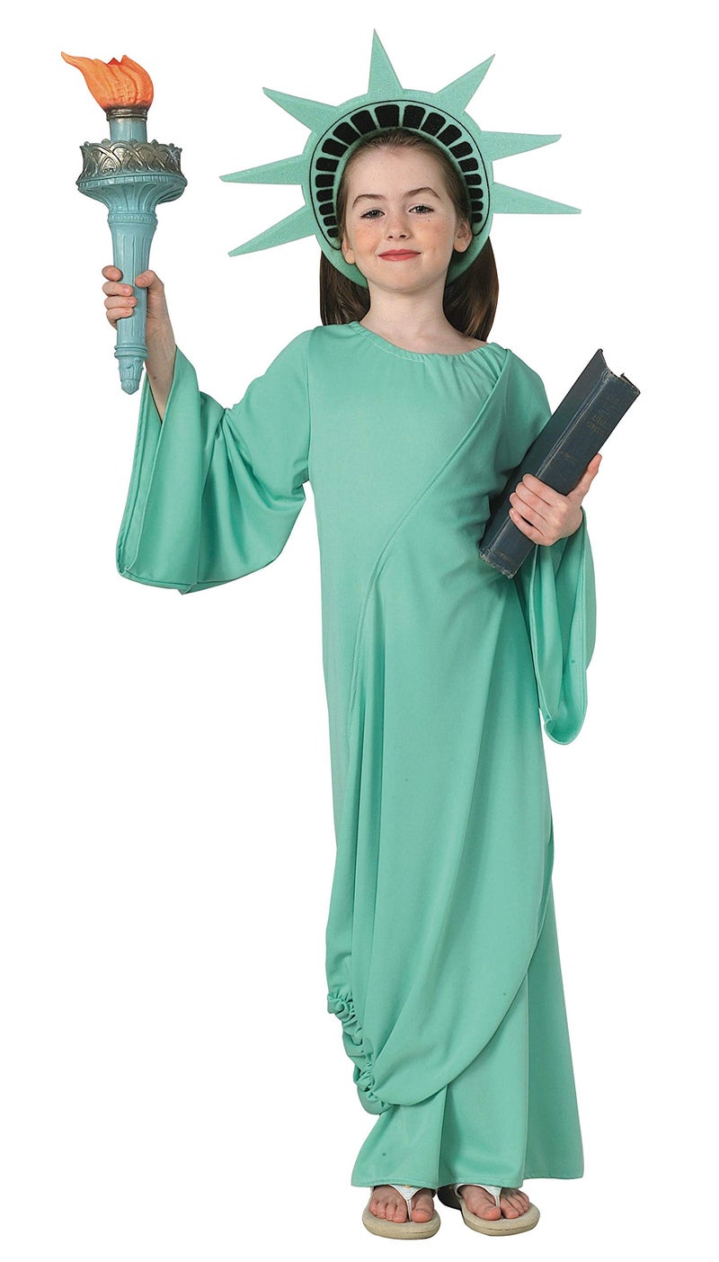 Rubies Childs Statue of Liberty Costume Dress and Headpiece Large for Themed Parties and Halloween