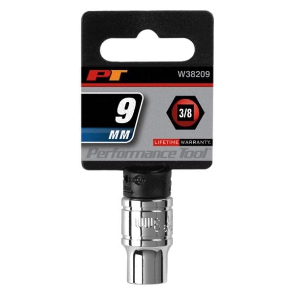 Performance Tool W38209 3/8-Inch ive 6-Point Socket, 9mm - Image 2